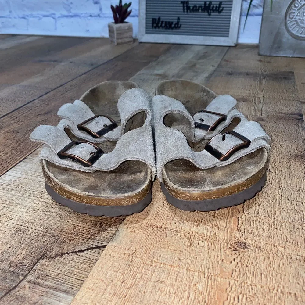 Betula Birkenstock taupe Arizona sandals 36